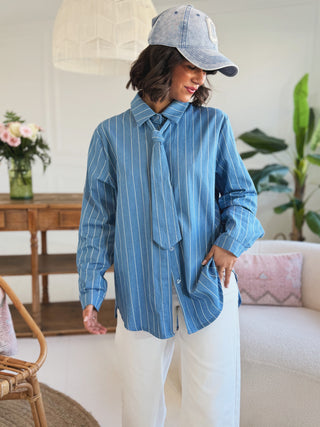 Chemise CRAVATE bleu jean