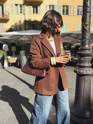 Blazer TEDDY chocolat