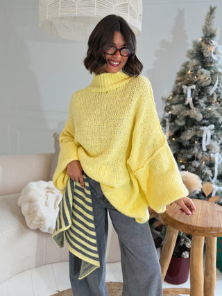 Pull OVERSIZE jaune