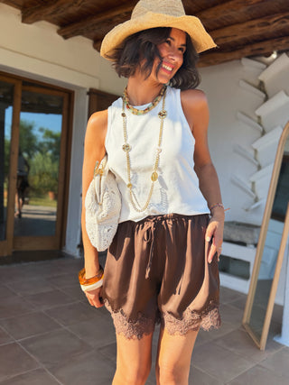 Short LIVY chocolat (Pré-Commande)