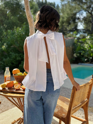 Blouse CAM blanc