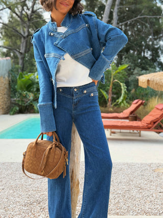 Jean NAPOLÉON taille basse denim