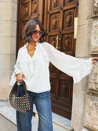 Blouse à VOLANTS