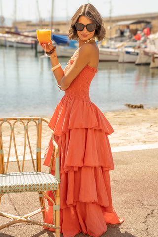 Robe OZERA rose (pré-commande)