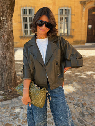 Sac ADÈLE vert olive