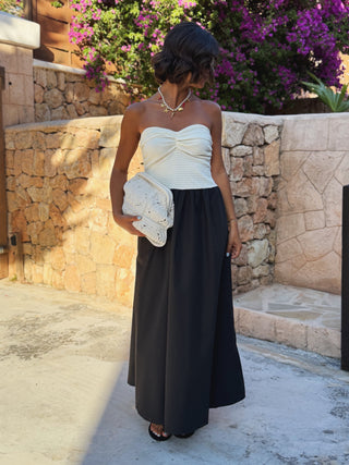 Robe CROCHET blanc&noir