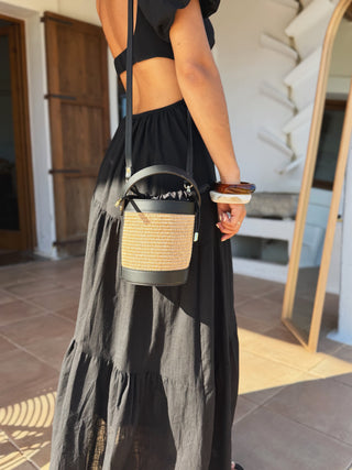Mini sac seau noir