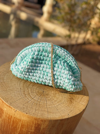 Pochette PRETTY vert d'eau