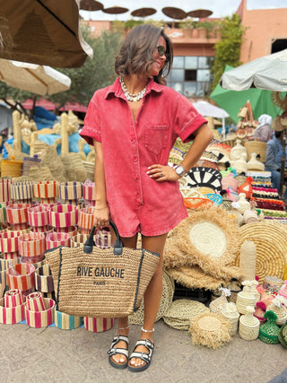 Combi-short OHLALA rouge