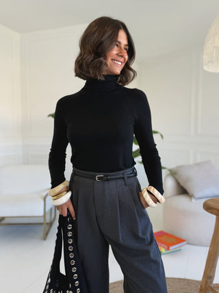 Pull  col roulé FIN