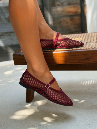 Ballerines IRIS bordeaux