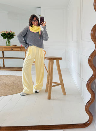 Écharpe AMOUR jaune