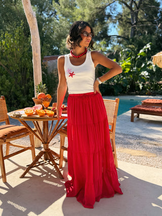 Jupe ELLY rouge
