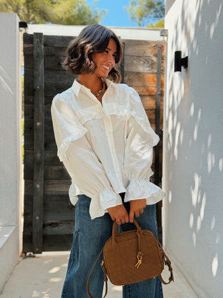 Chemise dos nu en coton