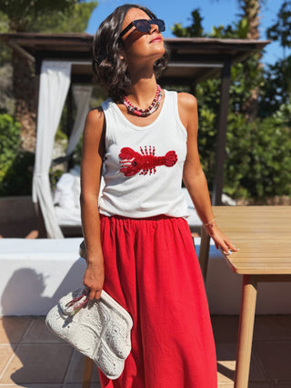 Pantalon BALLON rouge