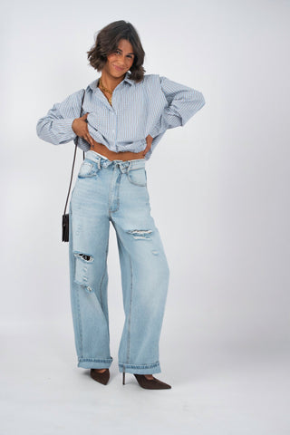 Jean DESTROY denim clair