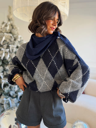 Écharpe DOUCEUR marine