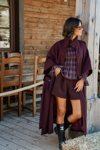 Trench CHARLES bordeaux