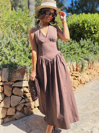 Robe BRIDGERTON chocolat