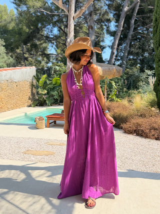 Robe OCÉANE prune