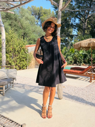 Robe TRAPÈZE noir