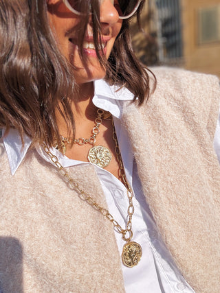 Collier long MÉDAILLE
