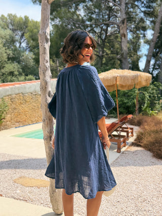 Robe LISA bleu marine