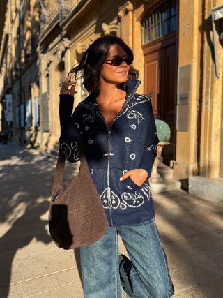 Gilet BANDANA marine