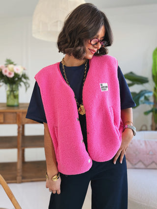Veste sans manche AWESOME fuschia