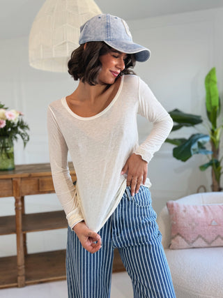 Sous-pull fin PASTEL avec du cachemire (3 couleurs)
