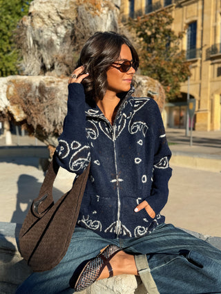 Gilet BANDANA marine