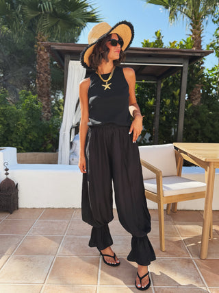 Pantalon FORMENTERA ballon noir
