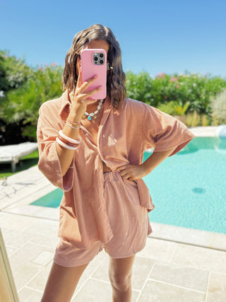 Ensemble en  ÉPONGE beige