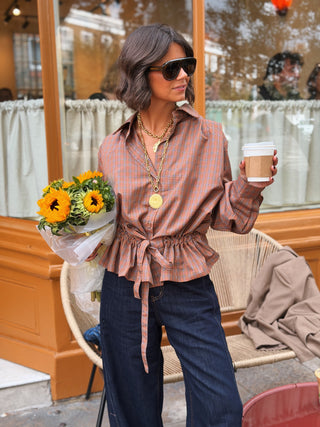Jean large BARREL denim brut
