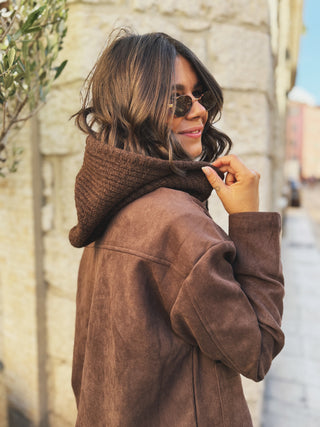 Cagoule -  chocolat