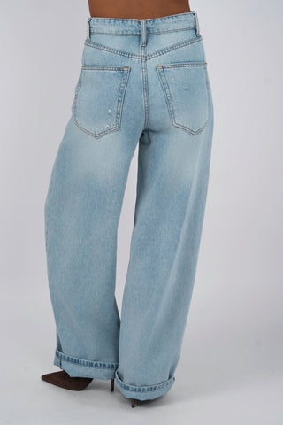 Jean DESTROY denim clair