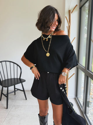 Pull  ANNA noir (Pré-commande)