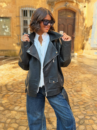 Veste PERFECTO oversize noir