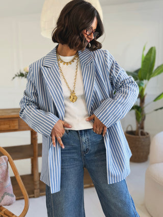 Blazer rayé