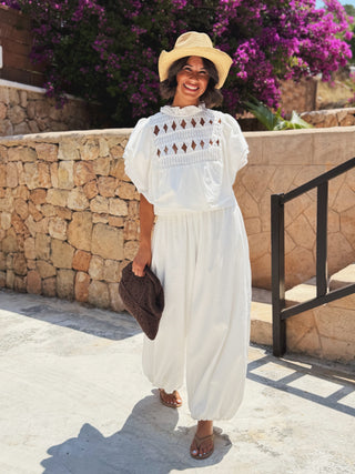 Pantalon BALLON blanc