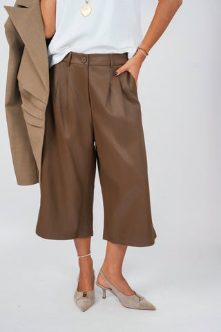 Pantalon 7/8 MATT camel