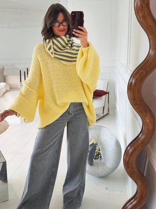 Pull OVERSIZE jaune