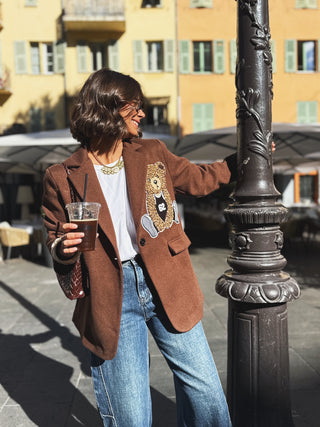Blazer TEDDY chocolat