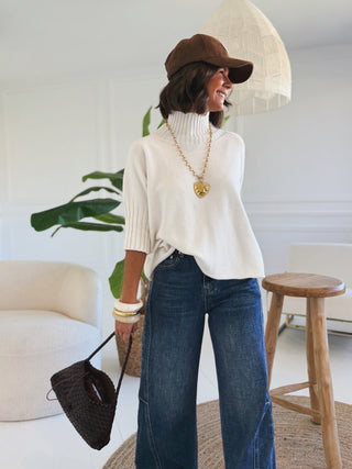 Pull ANNY écru