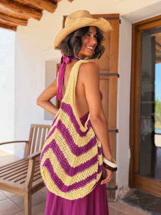 Robe DOS NU prune