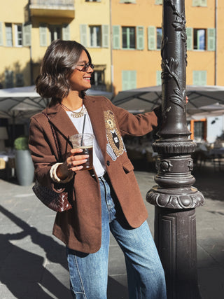 Blazer TEDDY chocolat