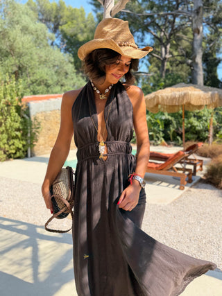 Robe OCÉANE chocolat