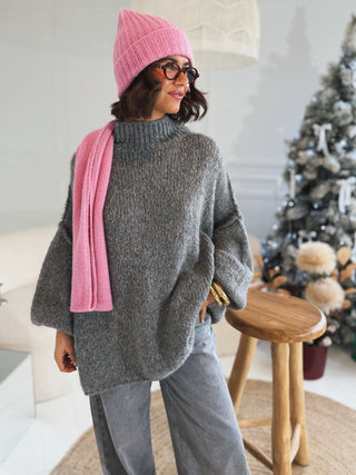 Pull OVERSIZE gris