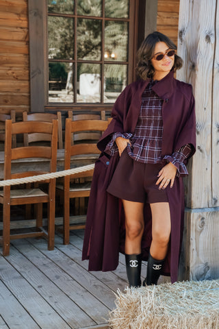 Trench CHARLES bordeaux