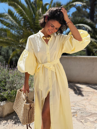 Robe longue AMAYA jaune